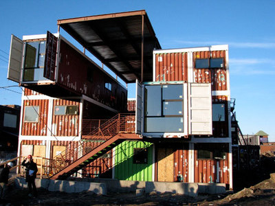 集装箱建筑方案设计 扫码打包的创新模式